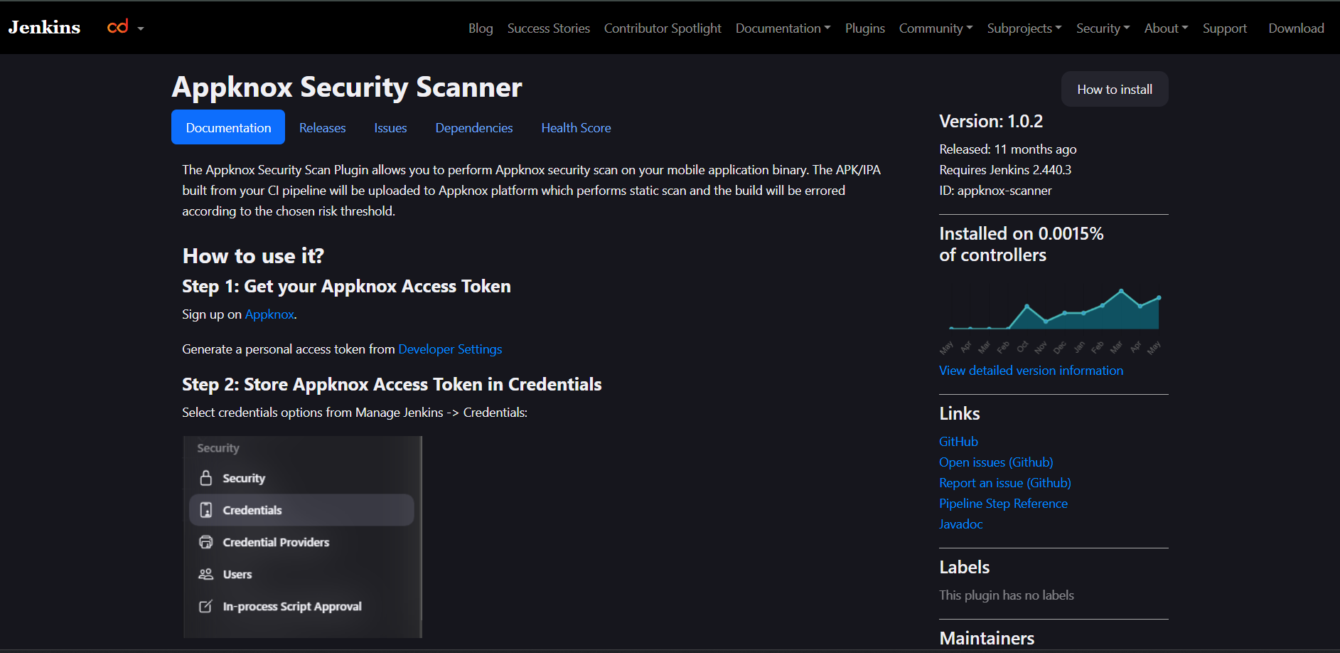 Appknox Plugin project screenshot