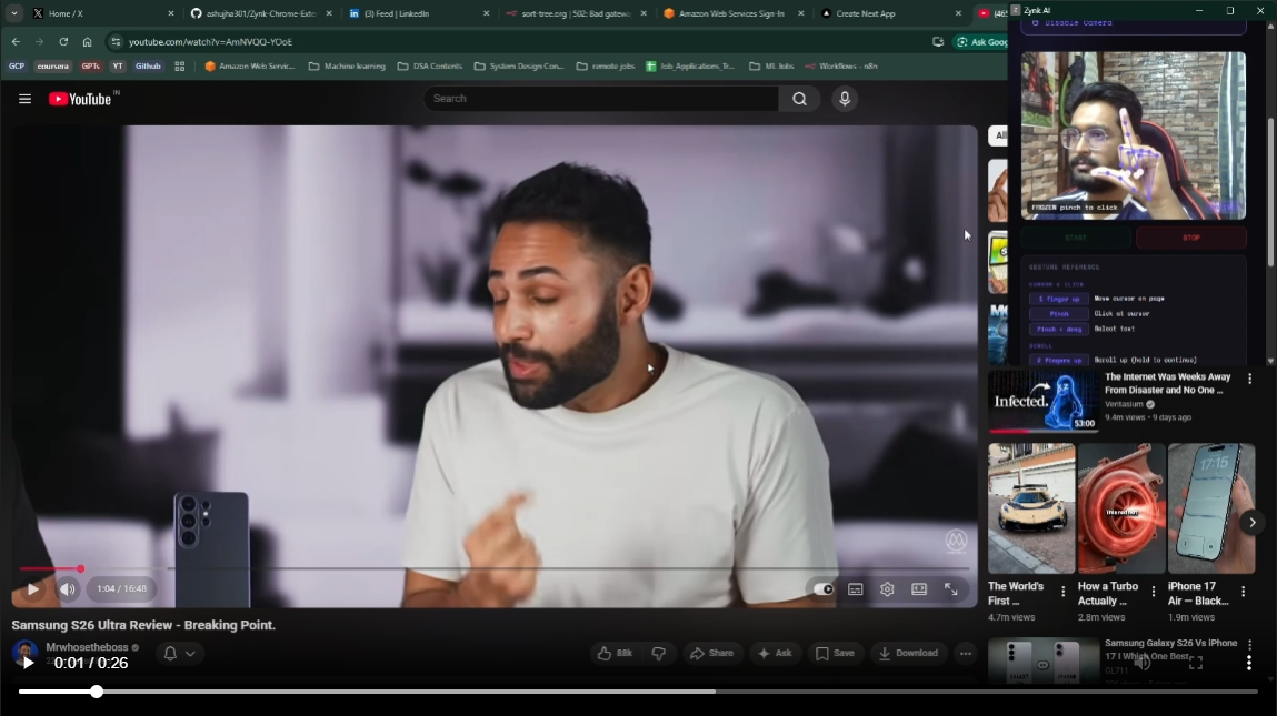 Zynk - Gesture Controlled Browser AI 1